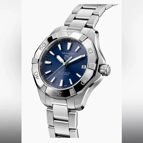 NEW - TAG HEUER Aquaracer Professional 200 Solargraph Stainless Steel Watch/34MM - Picture 14 of 16